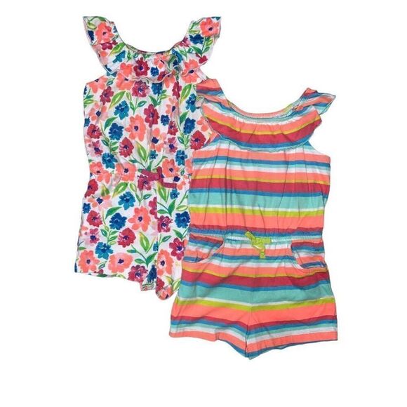 Wonder Nation Toddler Girl Rompers - Picture 1 of 6